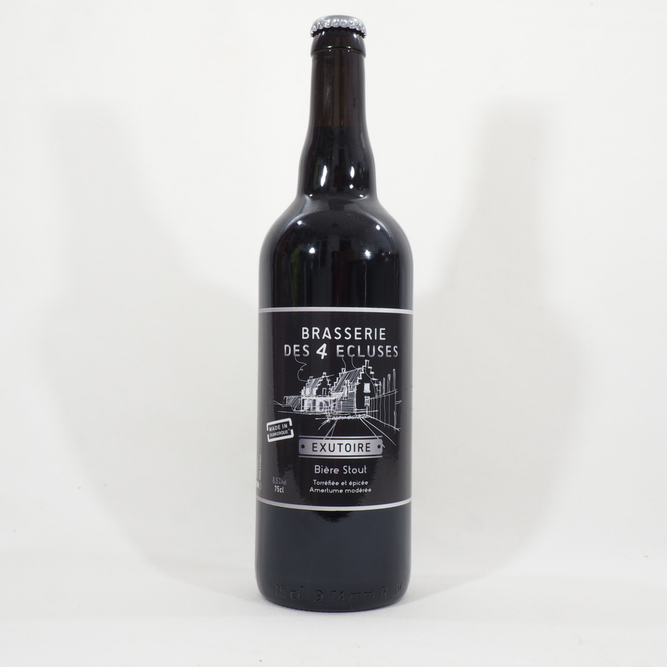 Bière 4 écluses EXUTOIRE 75CL 8,5%
