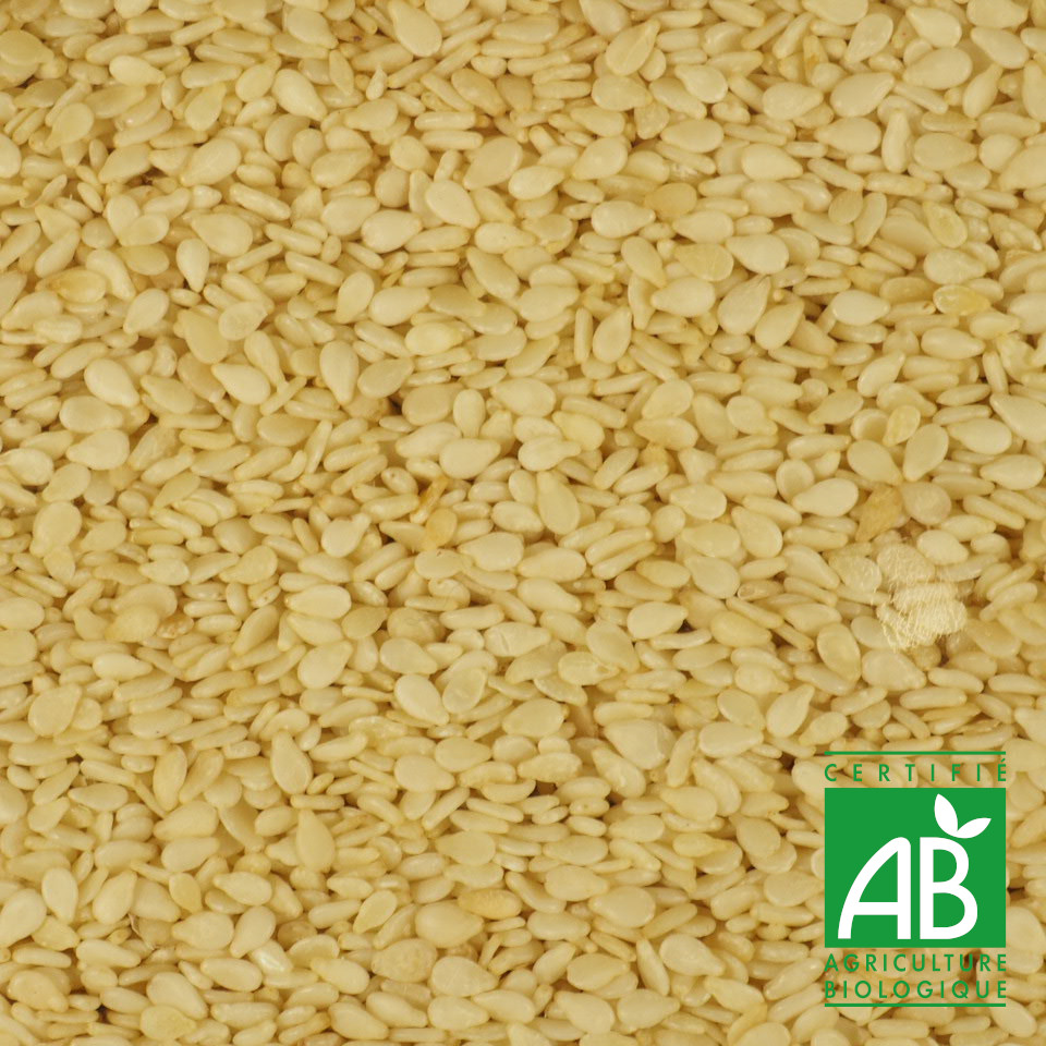 GRAINES DE SESAME DEPELLICULLE BIO 100G