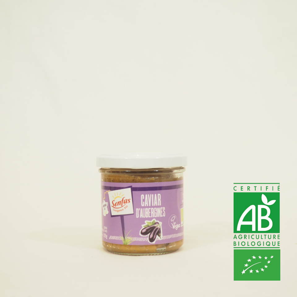 CAVIAR D'AUBERGINES BIO 135G