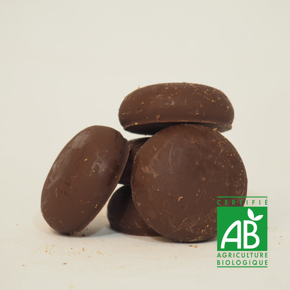 COEUR ORANGE CHOC BIO 100G* BISCUIT BOULANGER