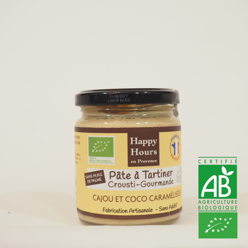 PATE A TARTINER CROUSTI GOURMANDE BIO