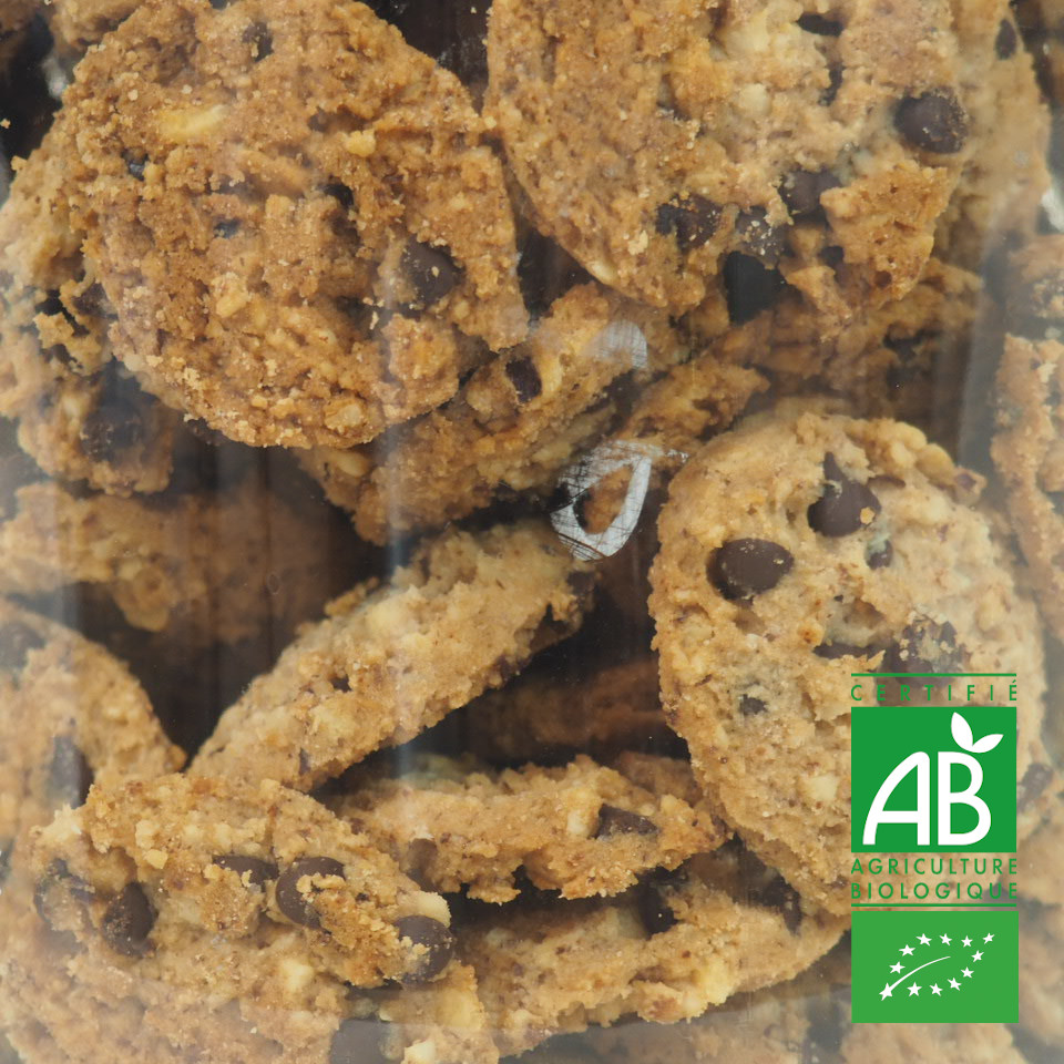 COOKIE CHOCOLAT NOISETTE SANS GLUTEN BIO