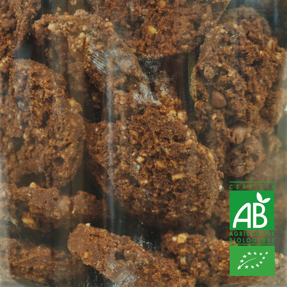 COOKIE CHOCO CHATAIGNE SANS GLUTEN BIO