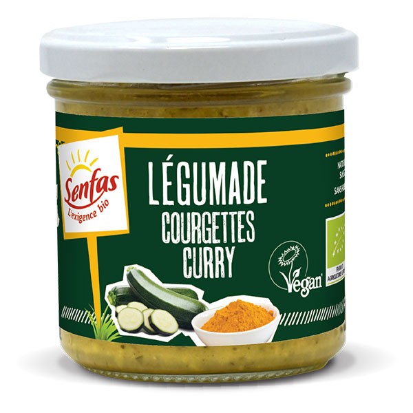 LEGUMADE COURGETTES CURRY BIO 135G