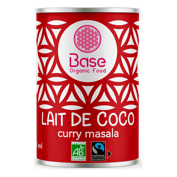 LAIT DE COCO CURRY MASSALA 400ML BIO