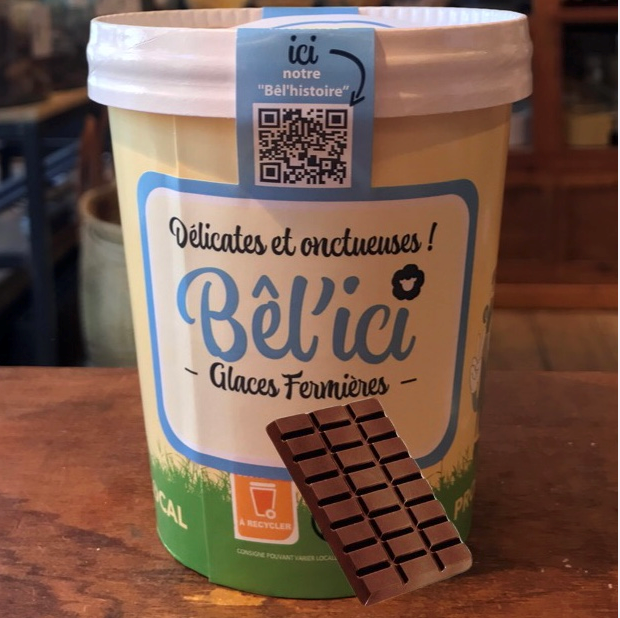 GLACE BEL'ICI STRACCIATELLA 500ML