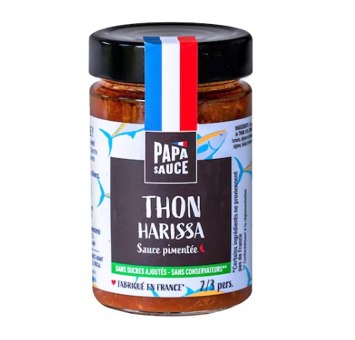 THON HARISSA PAPA SAUCE 180G