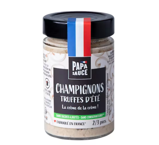 CHAMPIGNONS TRUFFES PAPA SAUCE 180G