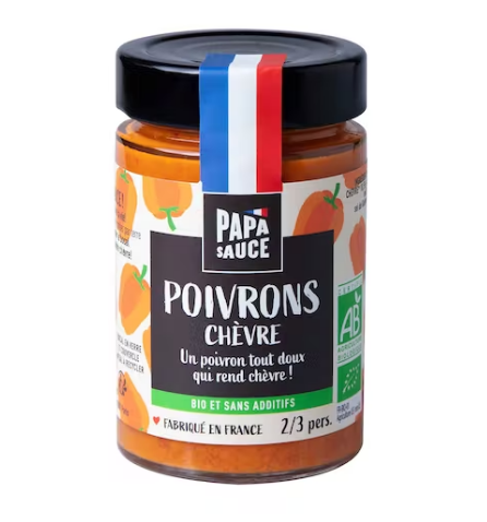 POIVRONS CHEVRE PAPA SAUCE 180G