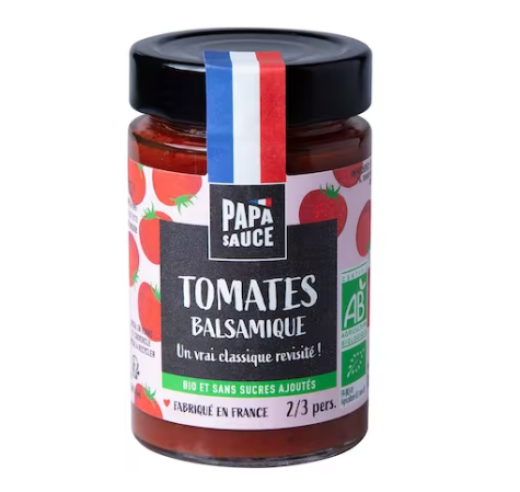 TOMATES BALSAMIQUE PAPA SAUCE 180G