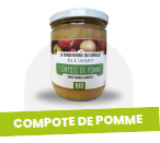 COMPOTE DE POMMES BIO 420G