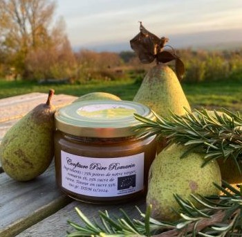 CONFITURE POIRE ROMARIN 290G