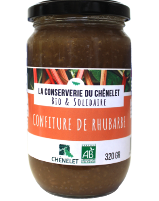 CONFITURE RHUBARBE 320G LE CHENELET