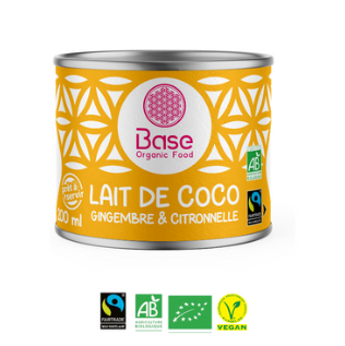 LAIT DE COCO GINGEMBRE - CITRONELLE 200ML