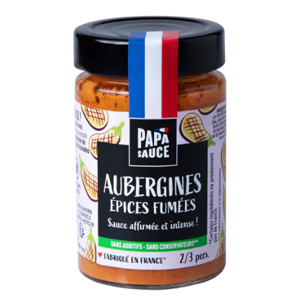 AUBERGINE PAPRIKA PAPA SAUCE 180G