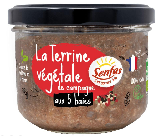 TERRINE VEGETALE AUX 5 BAIES BIO 200G