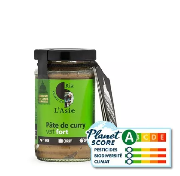 PATE DE CURRY VERT BIO 100G