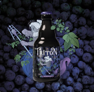 BIERE TRITON MYRTILLE 75CL
