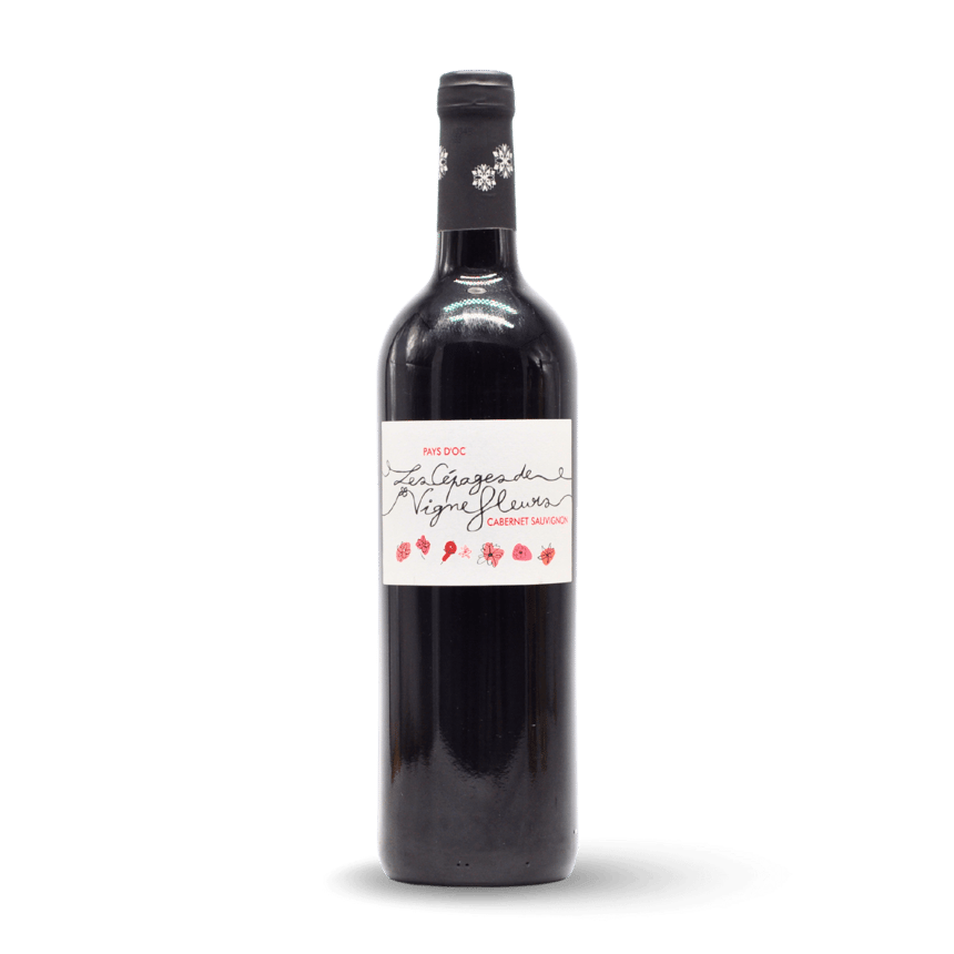 VIN ROUGE IGP LANGUEDOC VIGNE FLEURS 75CL