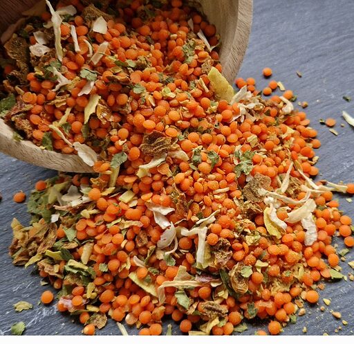 DAHL DE LENTILLES CORAIL ET CURRY BIO