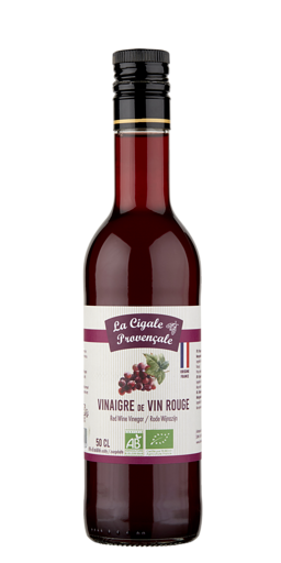 VINAIGRE DE VIN ROUGE BIO 50CL